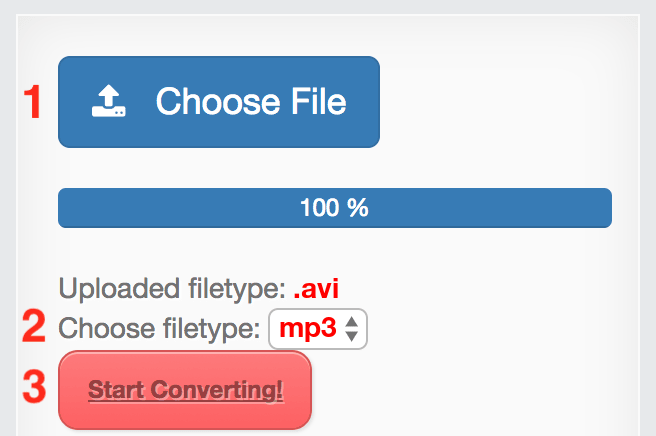How to convert AVI files online to MP3